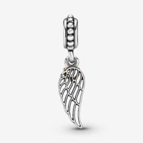 Pandora Love & Guidance Dangle Angel Wing Charm - Picture 2 of 3
